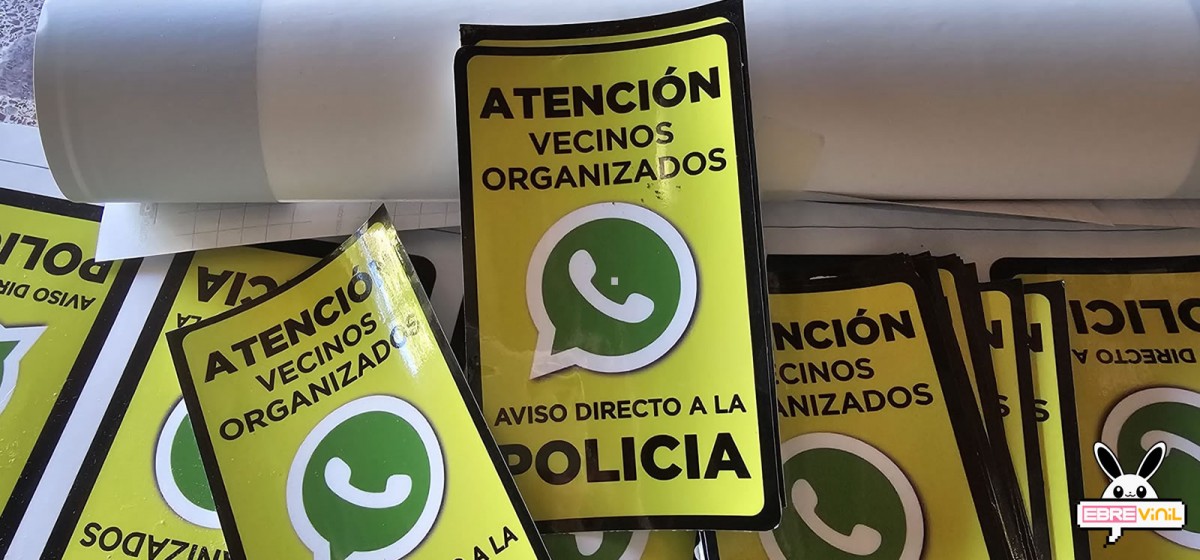 Pegatinas de prevención de robos