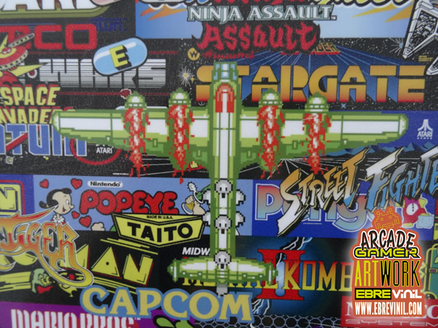 adhesivos arcade especial decoraciones bartop