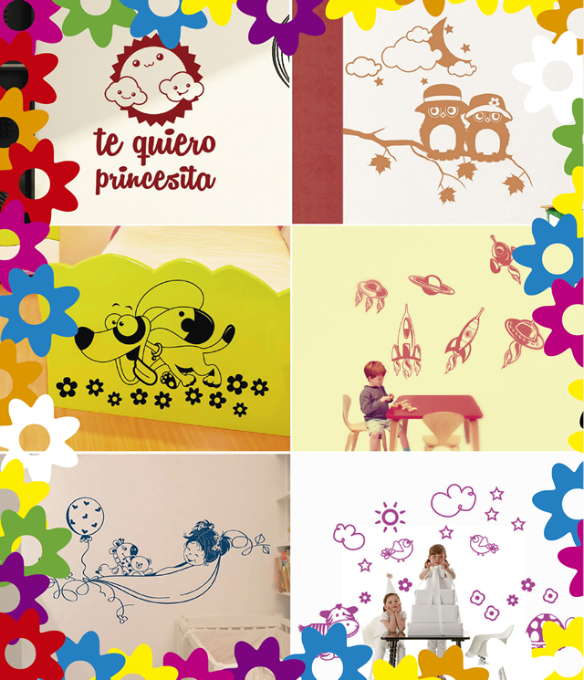 Vinilos infantiles personalizados y decorativos para tu pared