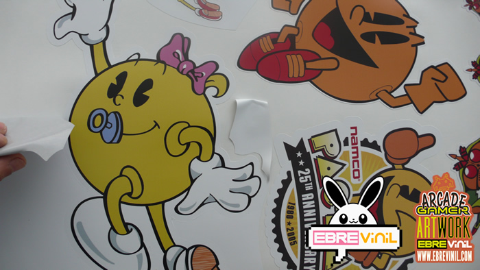 adhesivos pegatinas troqueladas BARTOP ARCADE