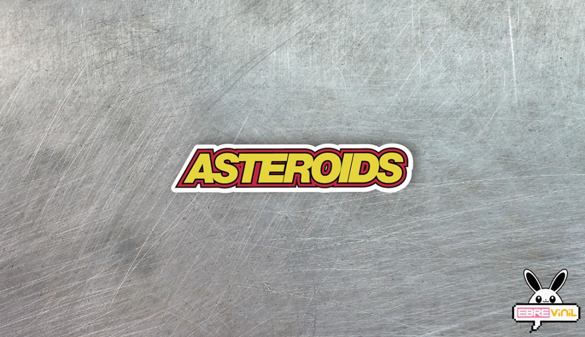 asteroids vinilo adhesivo