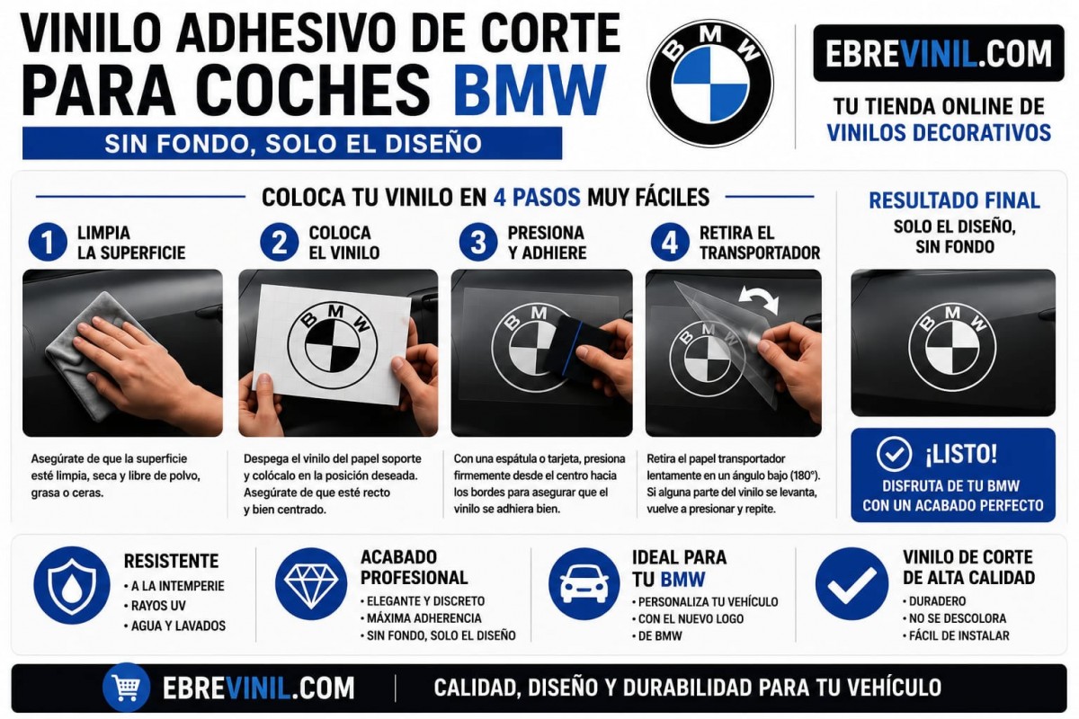 como pegar vinilos adhesivos pegatinas coches bmw