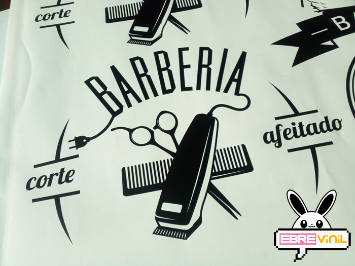 decoración de barberías