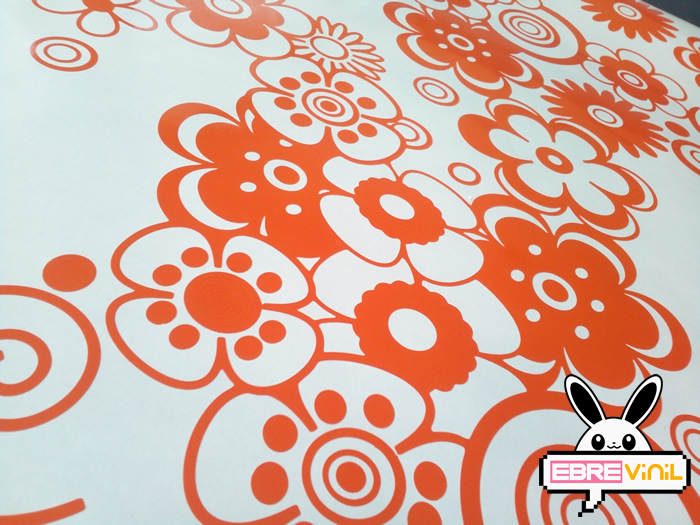 divertidos vinilos decorativos florales