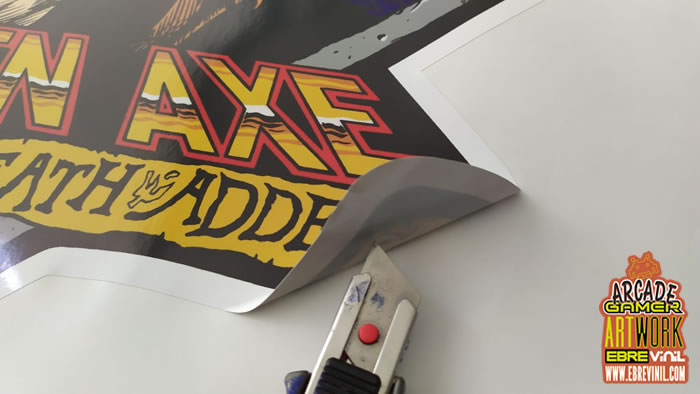 golden axe arcade adhesivos