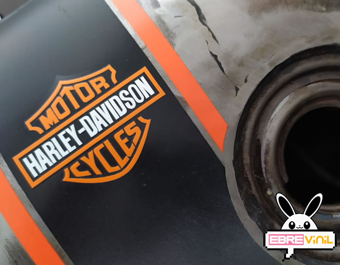 harley davidson custom vinilos decorativos