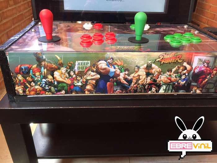impresiones vinilo BARTOP para panel de control mandos