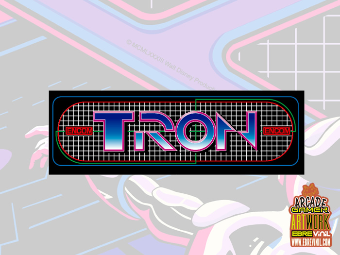 marquesina arcade videojuego TRON
