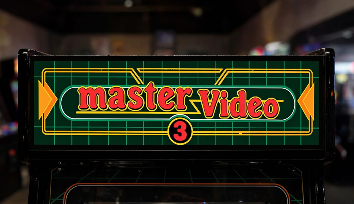 Vinilo adhesivo para marquesina Master Video 3 impreso para restauración de máquinas recreativas arcade Automáticos Tucán
