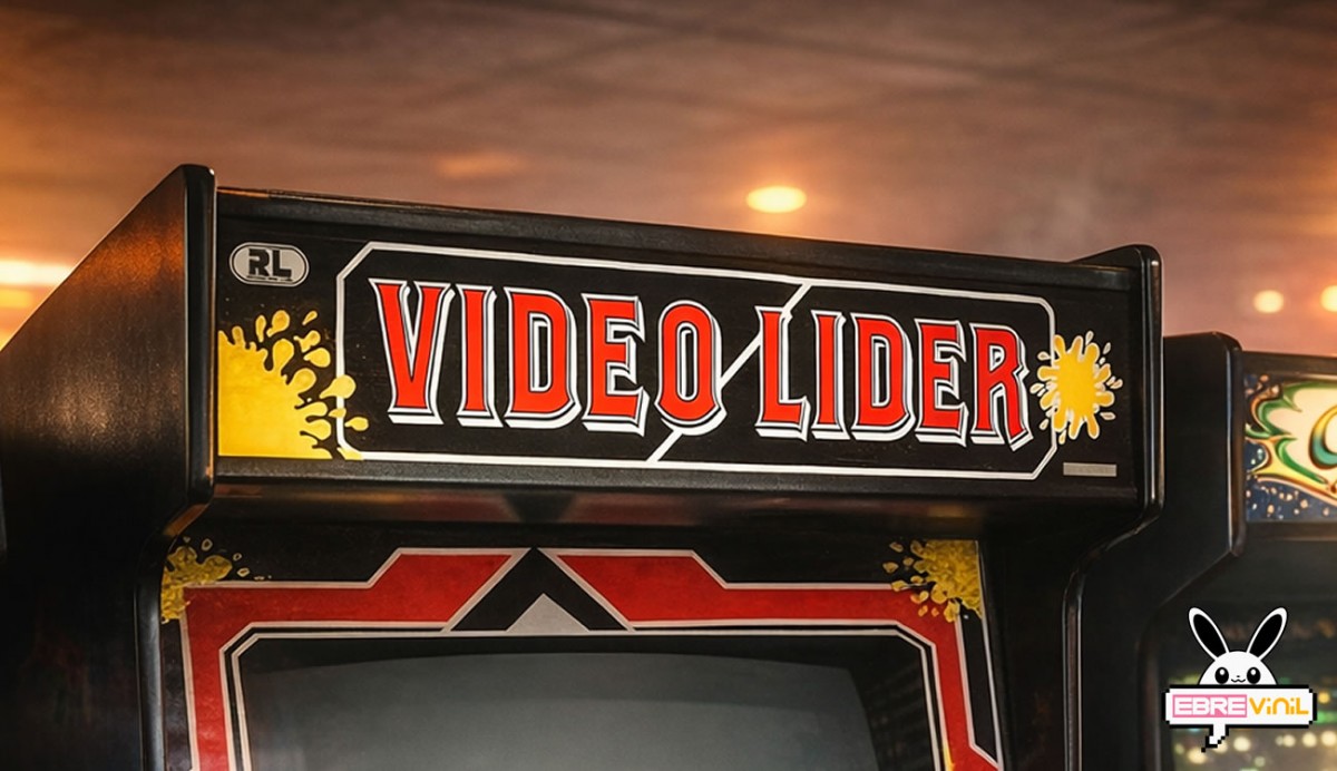 Marquesina Video Leader 4 impresa en vinilo adhesivo personalizado para restauración de máquinas recreativas arcade