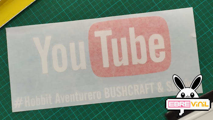 pegatina adhesivo editable para youtubers youtube