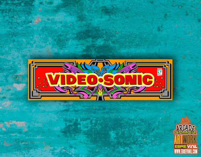 video sonic decoraciones marquesina arcade