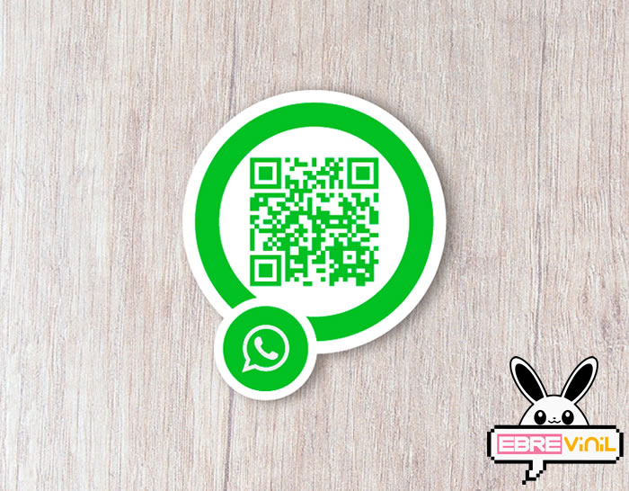 Pegatina personalizada con tu WhatsApp 