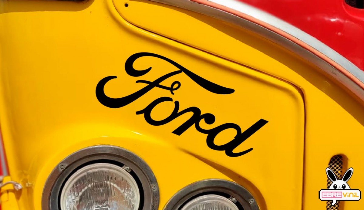 vinilo adhesivo logotipo ford classic