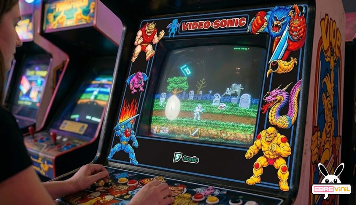 Vinilo arcade con acabado laminado protector para máquinas de uso intensivo