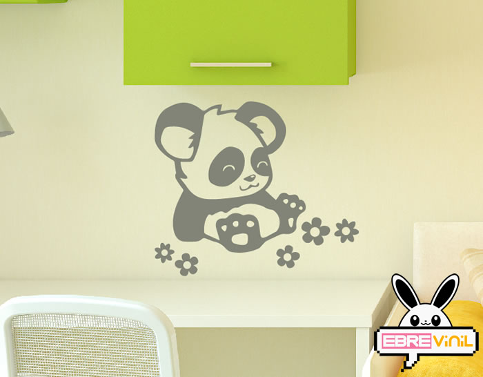 vinilo decorativo infantil oso panda