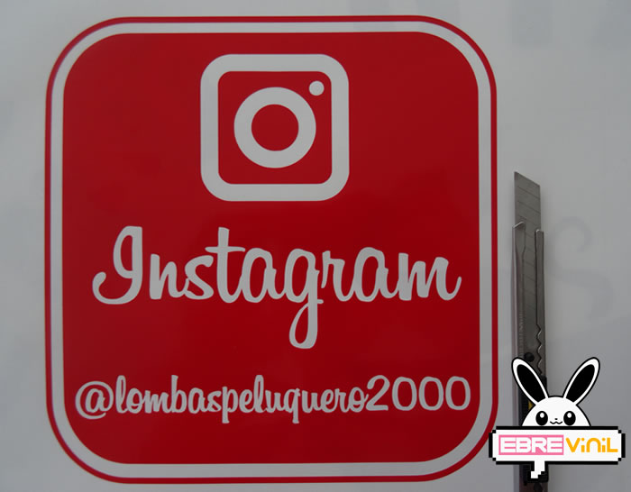 vinilo decorativo instagram personalizado