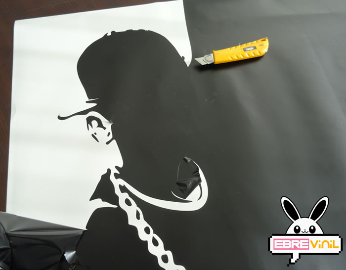 vinilo decorativo pared Banksy original