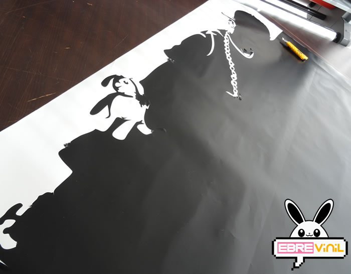 vinilo decorativo pared Banksy