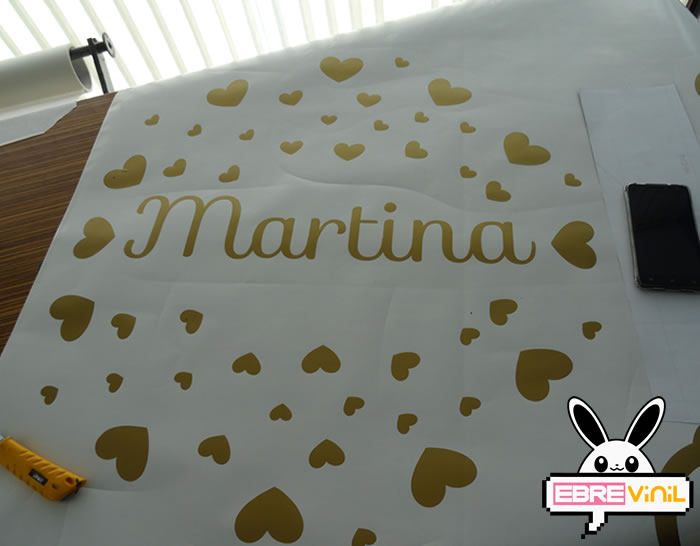 vinilo decorativo pared infantil personalizado