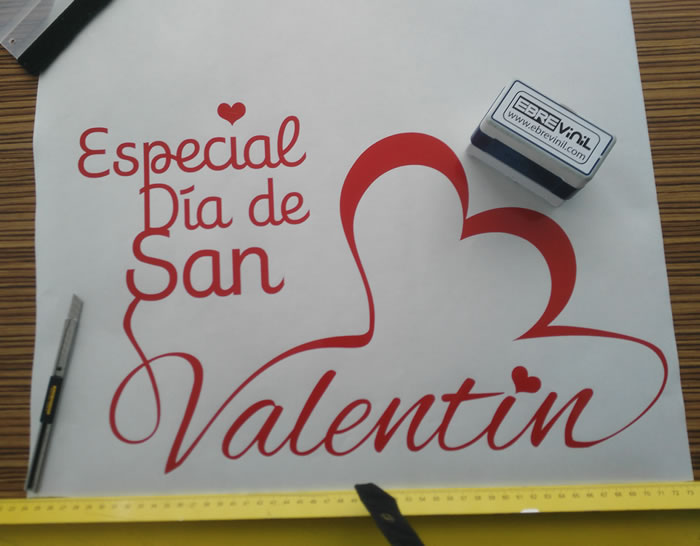 vinilo día de san valentín y día de los enamorados - campañas promoción tiendas vinilos san valentín para escaparates y paredes
