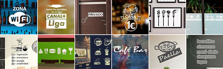 vinilos para hostelería