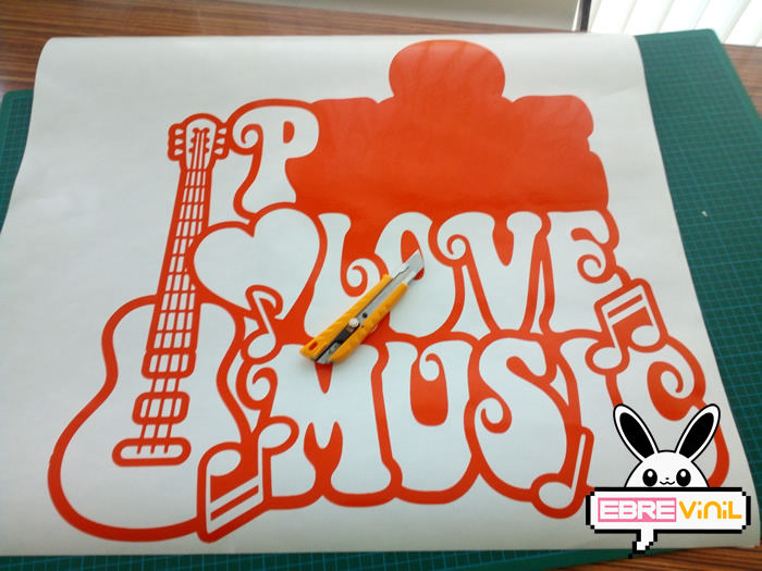 vinilo peace music love