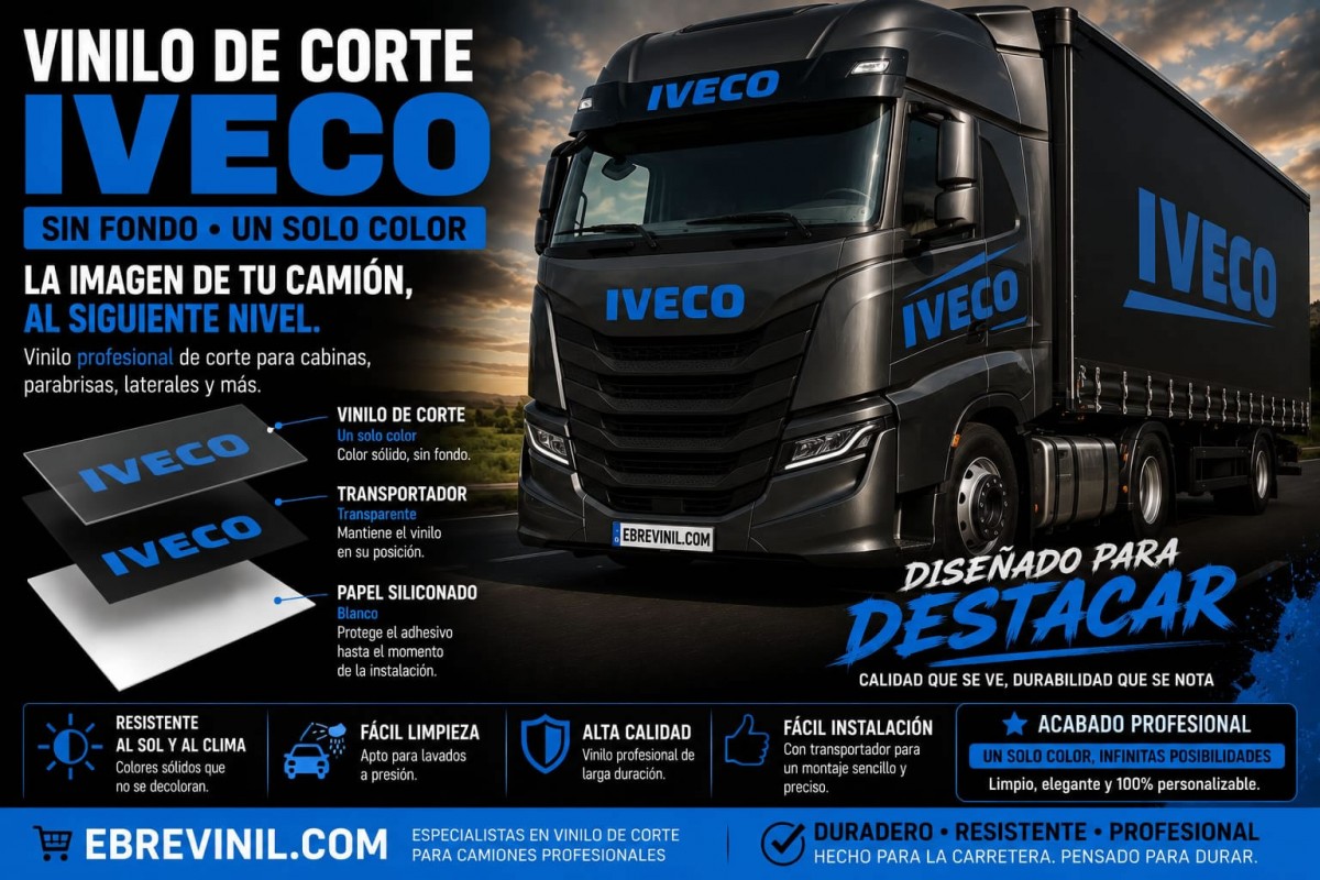 vinilos adhesivos de corte camiones iveco