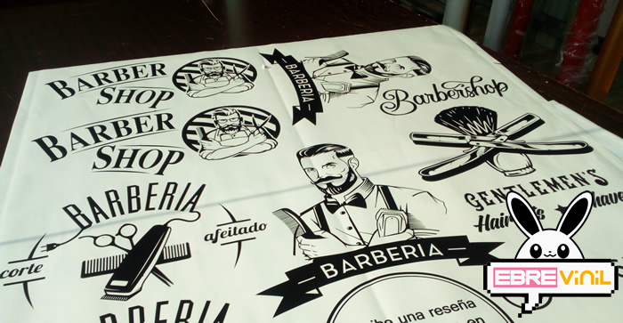 vinilos decorativos barberías barber shop