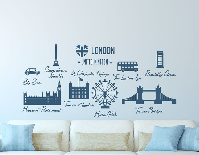 vinilos decorativos ciudades famosas Londres