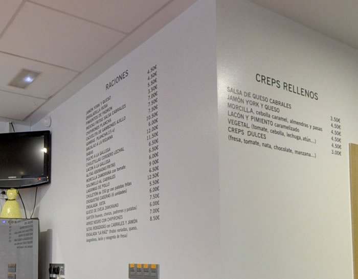 se&ntilde;alizaci&oacute;n enbares y restaurantes con vinilos de texto - las mejores ideas para la decoraci&oacute;n de tu restaurante, bar, taberna o pub
