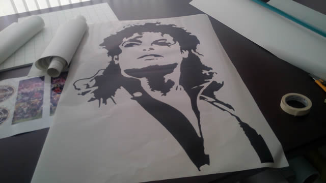vinilo decorativo adhesivo Michael-Jackson